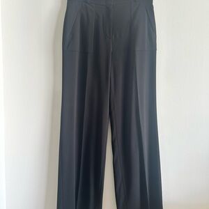 BCBGMaxAzria Jaclyn Black Wide Leg Pants High-Waisted